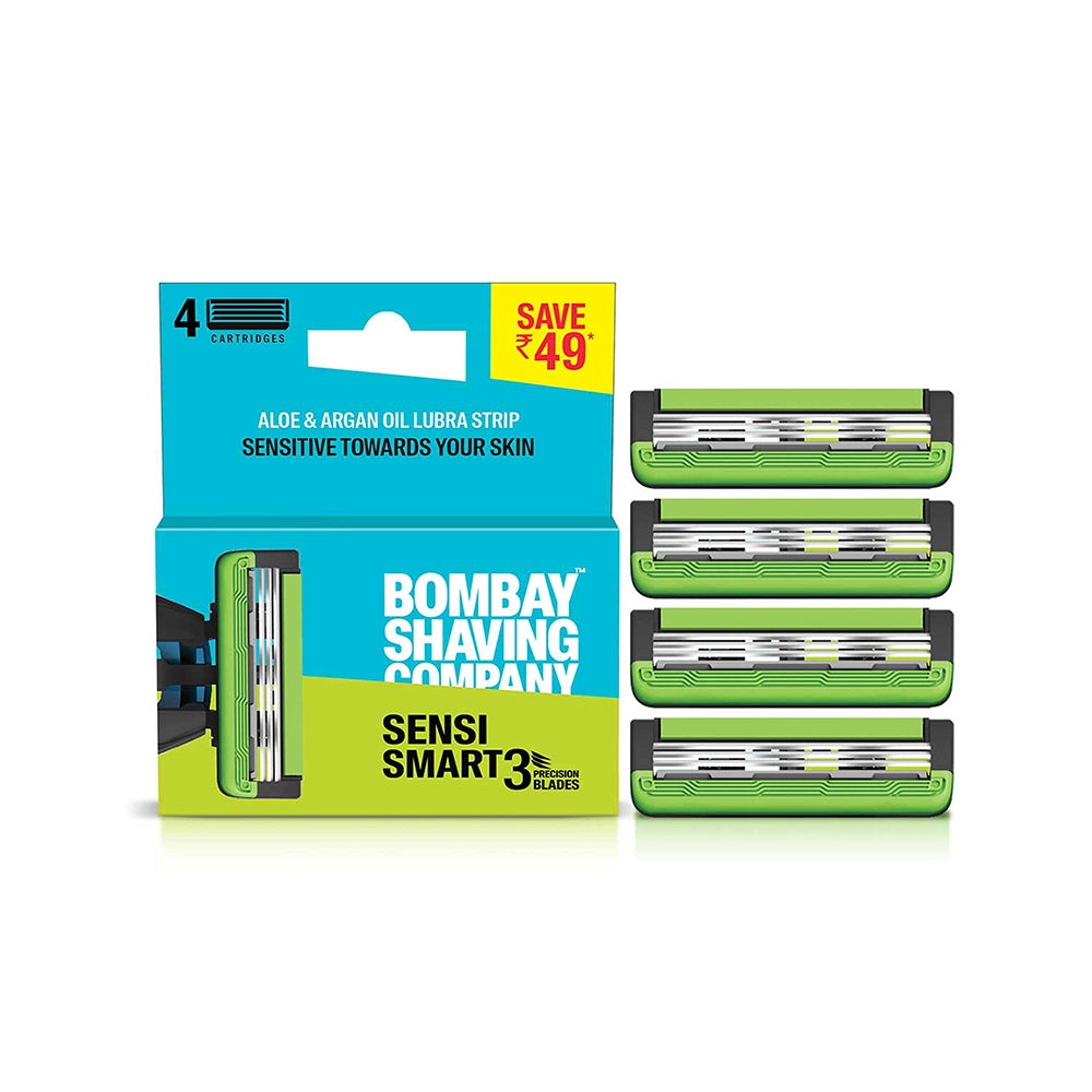 Sensi Smart3 Value Pack (Razor + 4 Cartridges) – Bombay Shaving Company