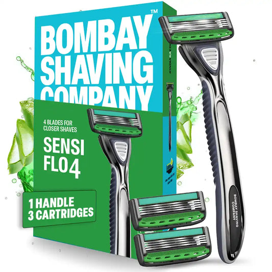 Sensi Flo4 Value Pack (Razor + Pack of 2 Blade Cartridges)