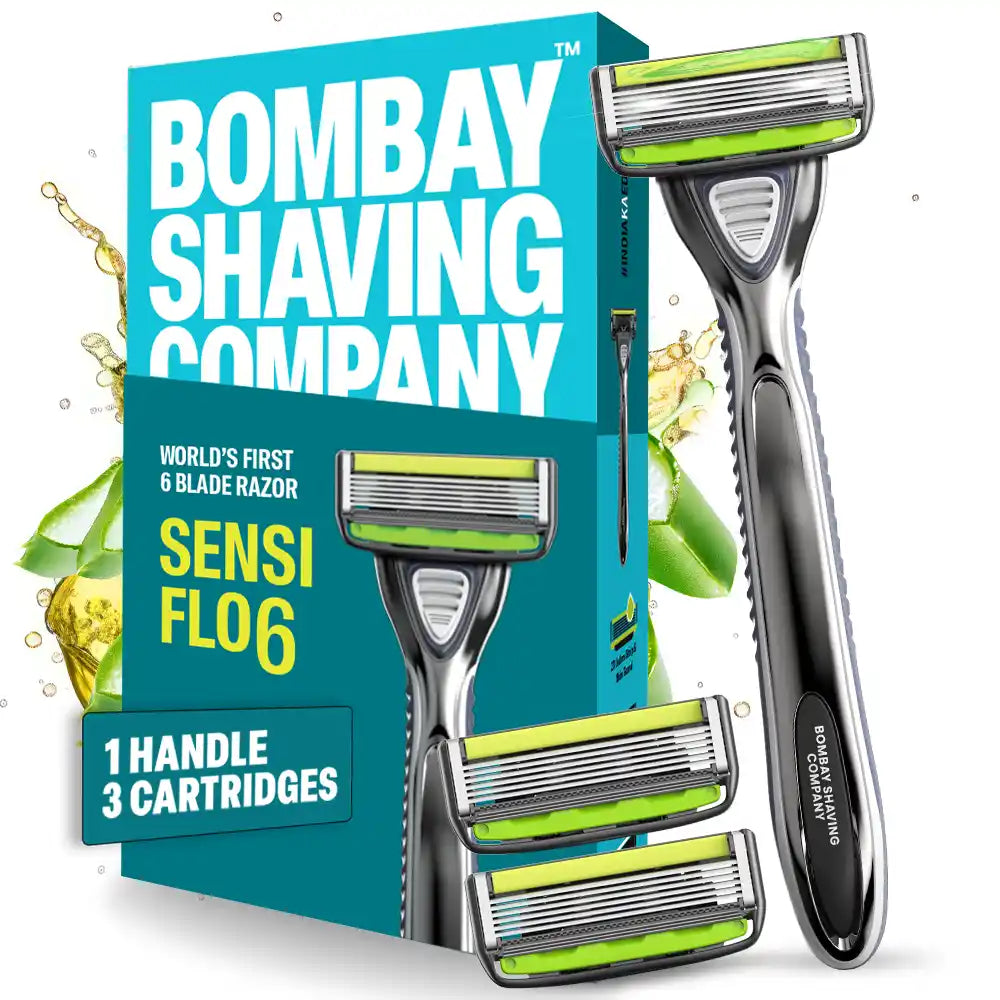 Sensi Flo6 Value Pack (Razor + Pack of 2 Blade Cartridges)