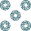 5 magnetic floating blades