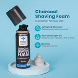 Charcoal Shaving Foam, 50g (Pack of 3)
