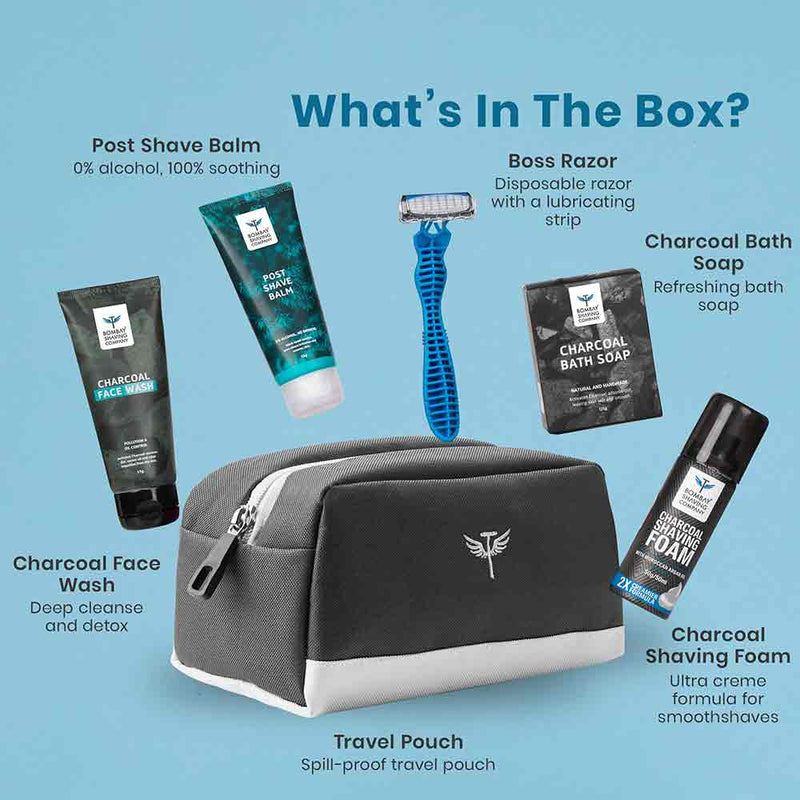 shave and travel kit contents