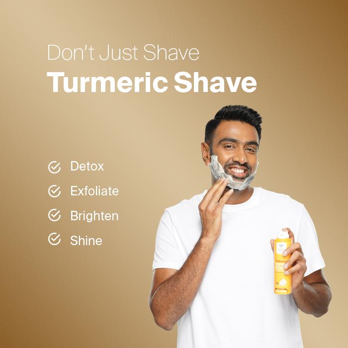 TURMERIC SHAVING FOAM benefits
