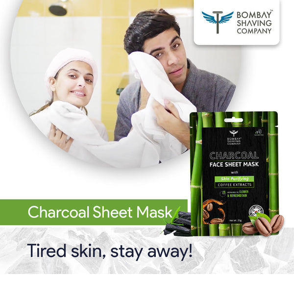 Charcoal Face Sheet Mask (Pack of 2)