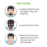 Charcoal Face Sheet Mask - Bombay Shaving Company