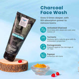 charcoal face wash - shave and travel kit