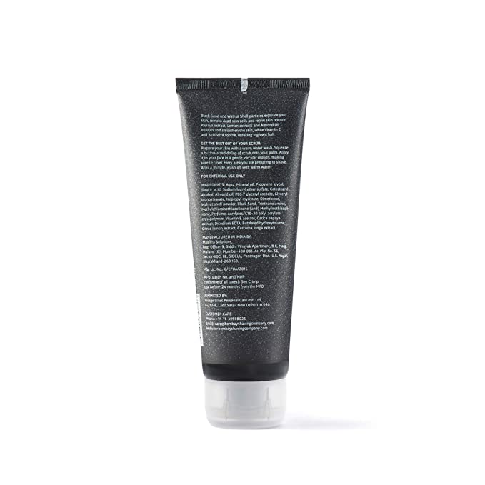 PRE-SHAVE SCRUB back