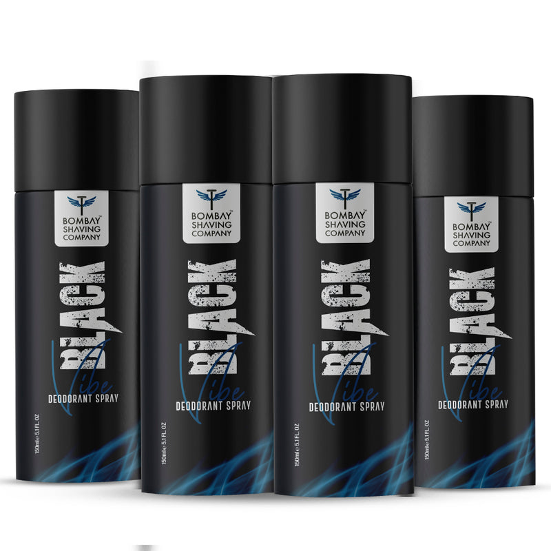 Deodorant Black Vibe Pack Of 4 Combo