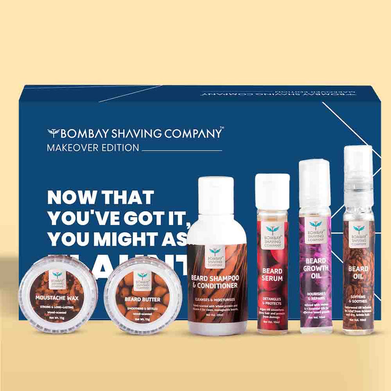 Beard care kit for men poster