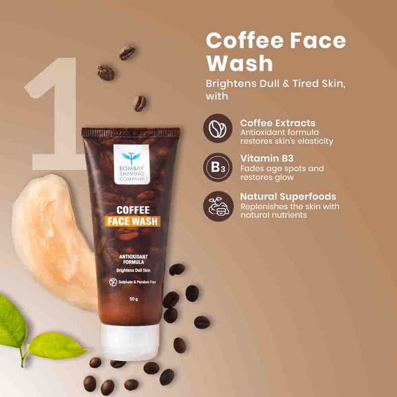coffe face wash - coffee face care kit