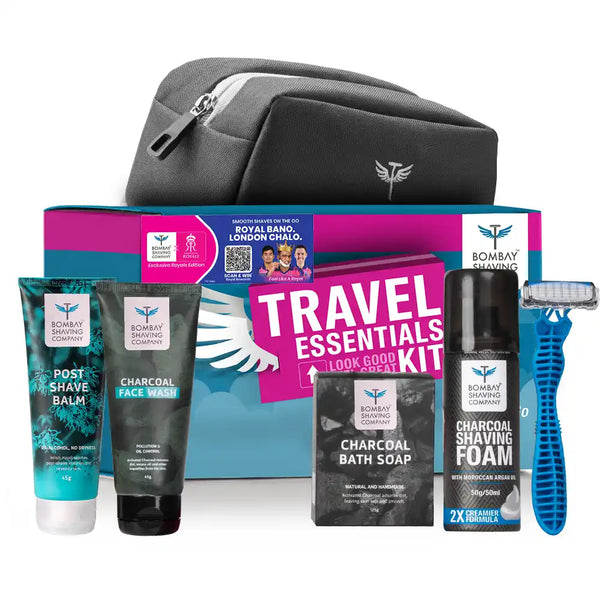 Shave Travel Kit from Bombay Shaving Company | Exclusive Rajasthan Royals Edition