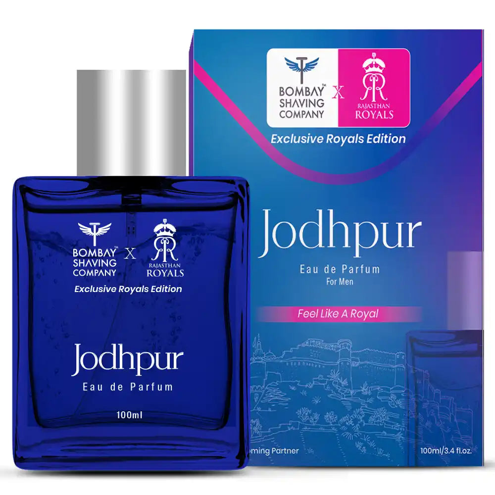 Jodhpur- Perfume for men | Bombay Shaving Company x Rajasthan Royals | Exclusive Edition ( Product Image )