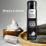 Charcoal Shaving Foam 264gm shave and detox