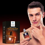 Turmeric & Sandalwood After Shave lotion poster