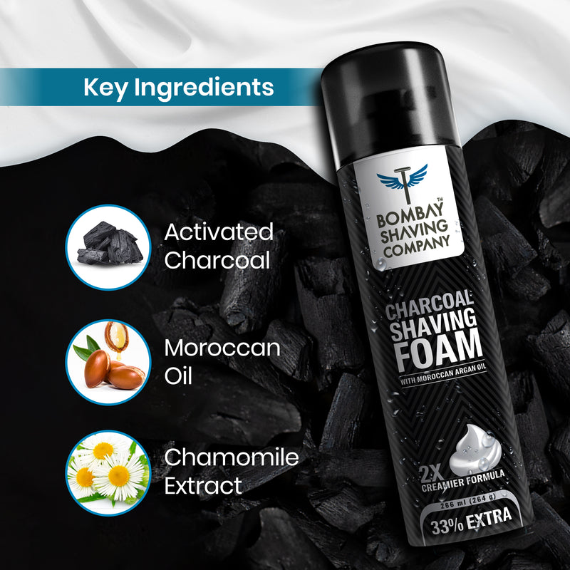 Charcoal Shaving Foam 264gm ingredients