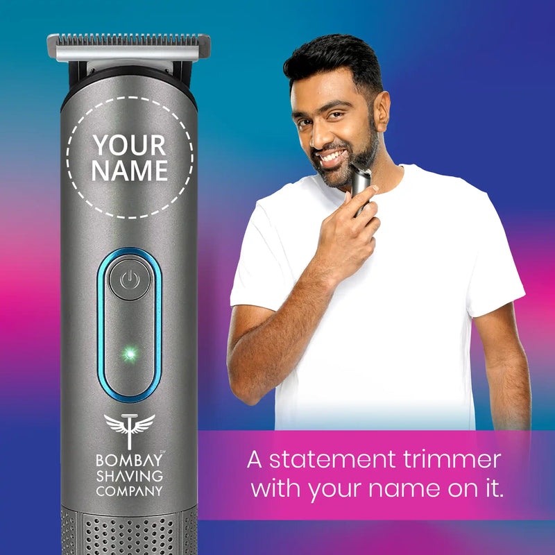 Free engraving options for Signature Grey Trimmer Available