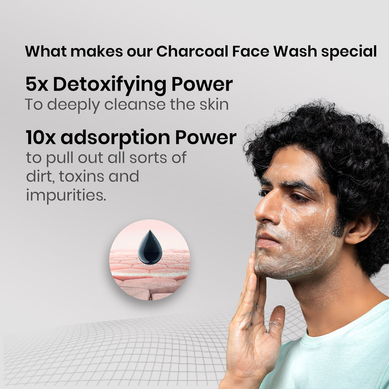 Charcoal Face Wash & Peel Off Combo