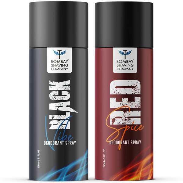 Red Spice & Black Vibe Deodorant Combo 150ml x 2