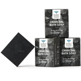 Charcoal Bath Soap - 100g (Pack of 3)