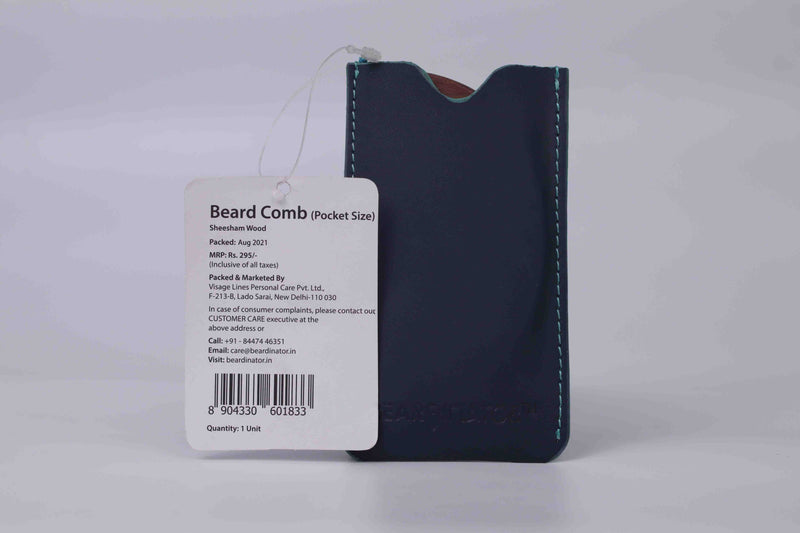 Beard Comb Pocket Size comb sheath
