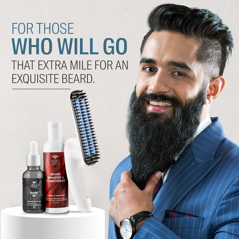 Portable Beard Straightener Kit For Men