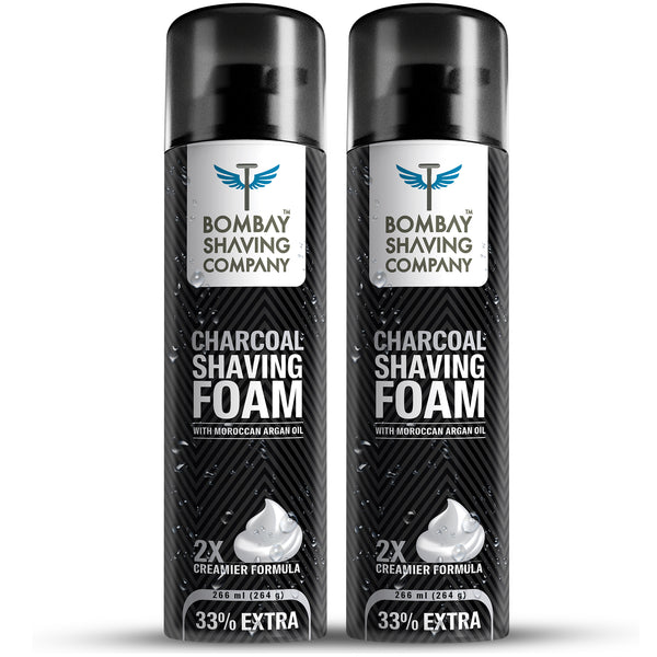 Charcoal Shaving Foam Pack of 2