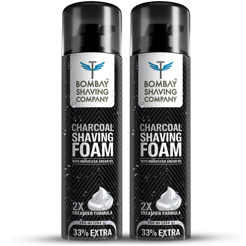 Charcoal Shaving Foam (Pack of 2)