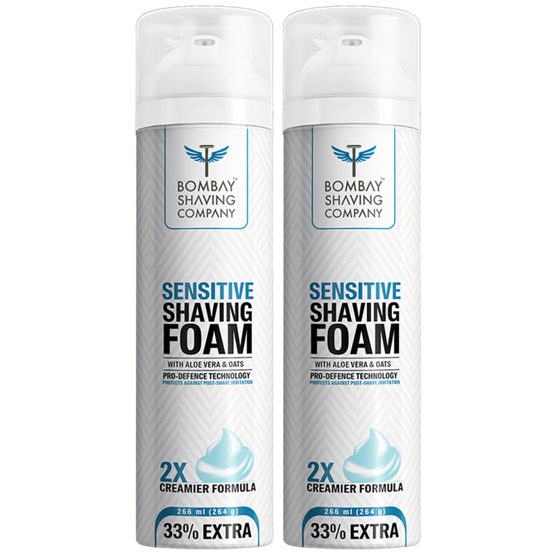 Sensitive Shaving Foam Pack of 2