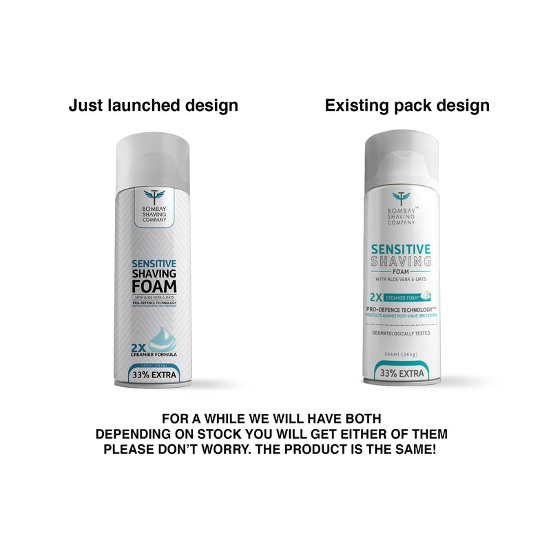 sensitive shaving foam 264gm new design