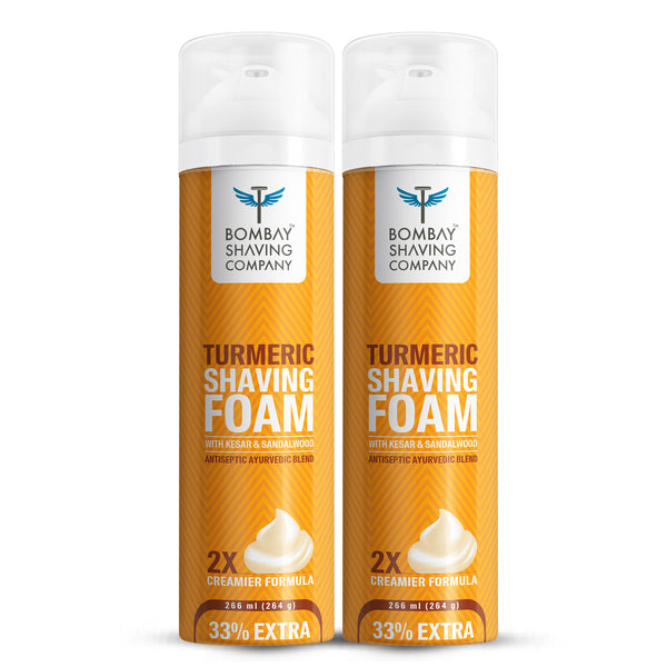 Turmeric Shaving Foam Pack of 2