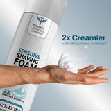 sensitive shaving foam 264gm 2x creamier