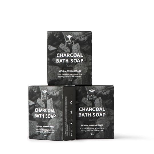 Charcoal Bath Soap 125g (Pack of 3)