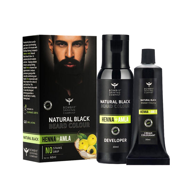 Natural Black Beard Colour from Bombay Shaving Company
