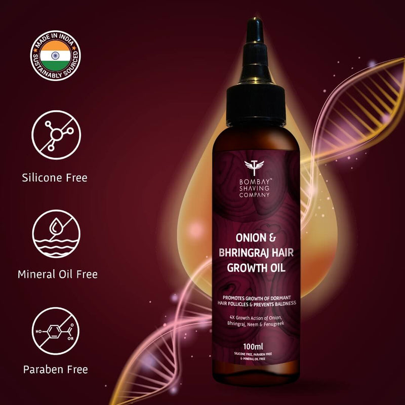 Onion & Bhringraj Hair Growth Oil - Bombay Shaving Company