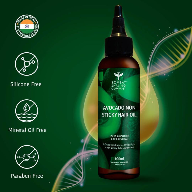 Avocado Non Sticky Hair Oil - Bombay Shaving Company