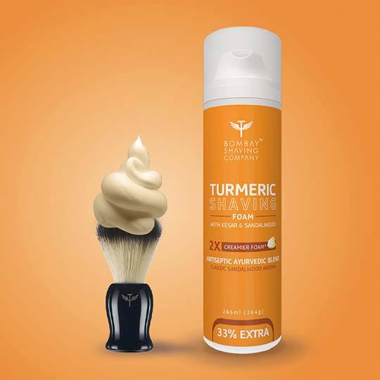 turmeric shaving foam thumbnail