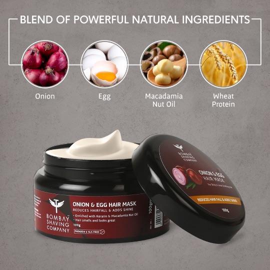 Onion & Egg Hair Mask - Bombay Shaving Company
