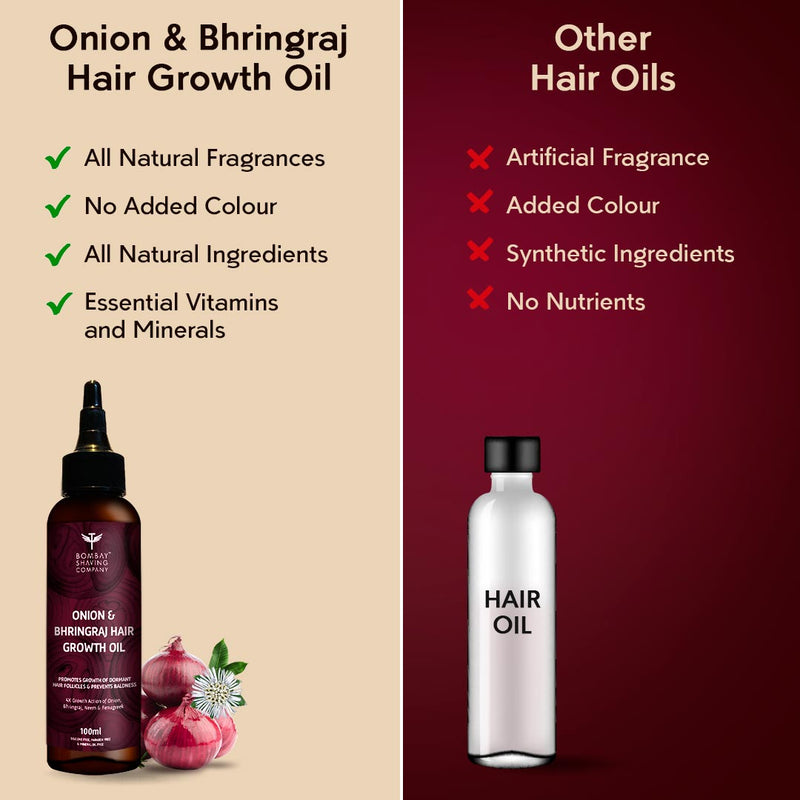 Onion & Bhringraj Hair Growth Oil - Bombay Shaving Company