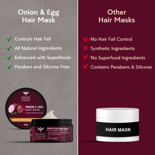 Onion & Egg Hair Mask - Bombay Shaving Company