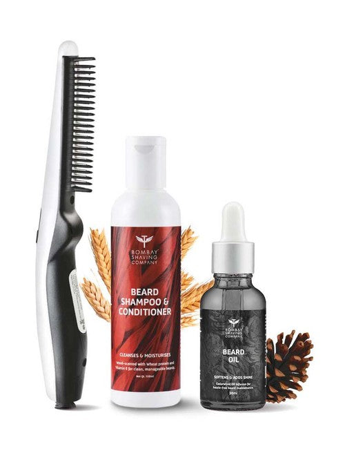 Beard Grooming Kit | Beard Straightener Kit